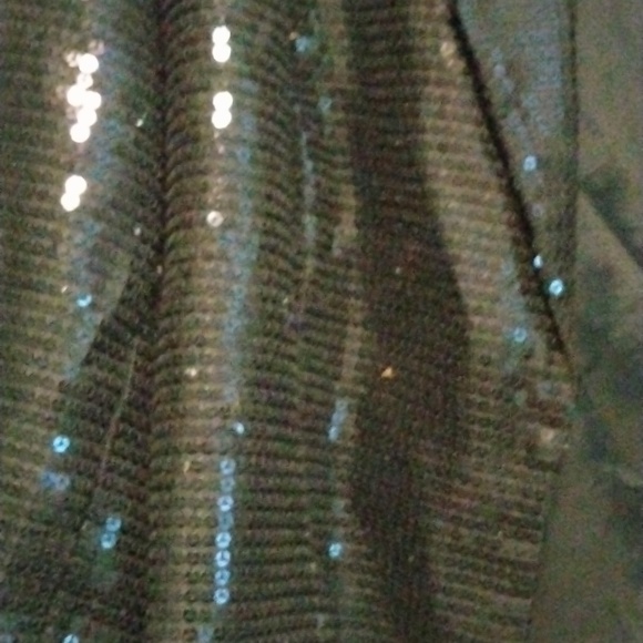 Patricia Field Black sequin blazer size 12 - Picture 6 of 7